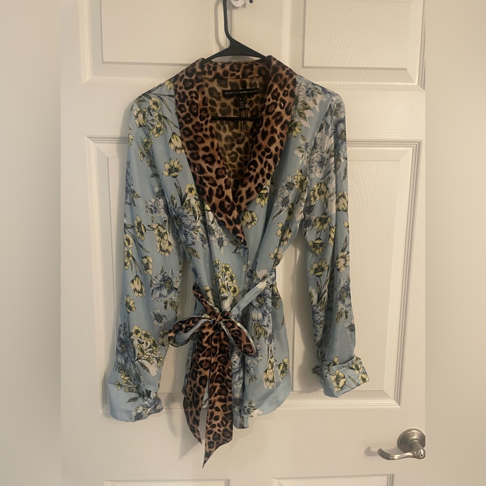 WHBM Tie Waste Blazer/Jacket